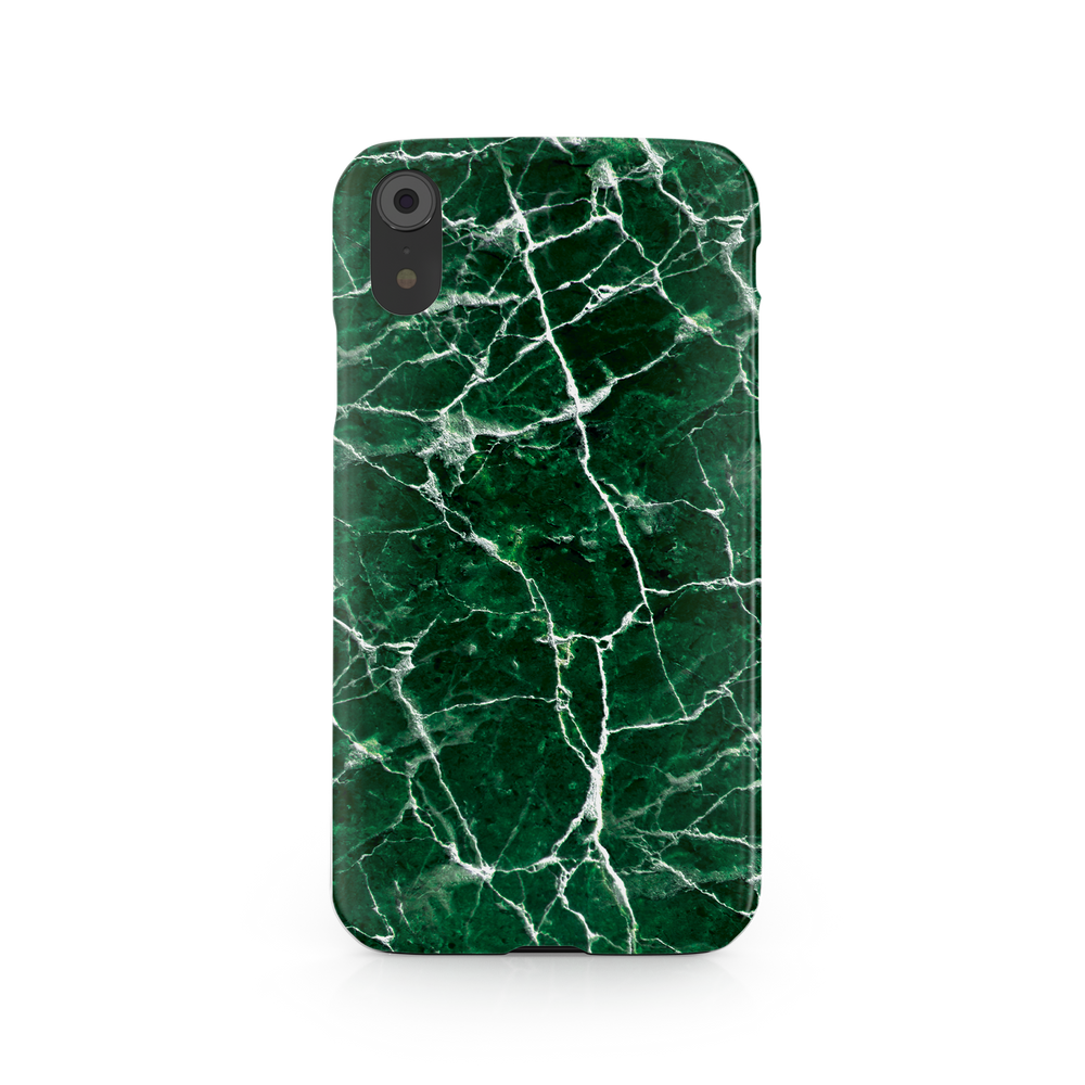 Jungle Green Marble iPhone XR Phone Case