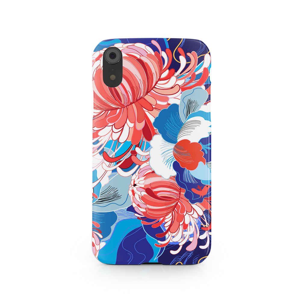 Watercolor Floral Art iPhone XR Phone Case