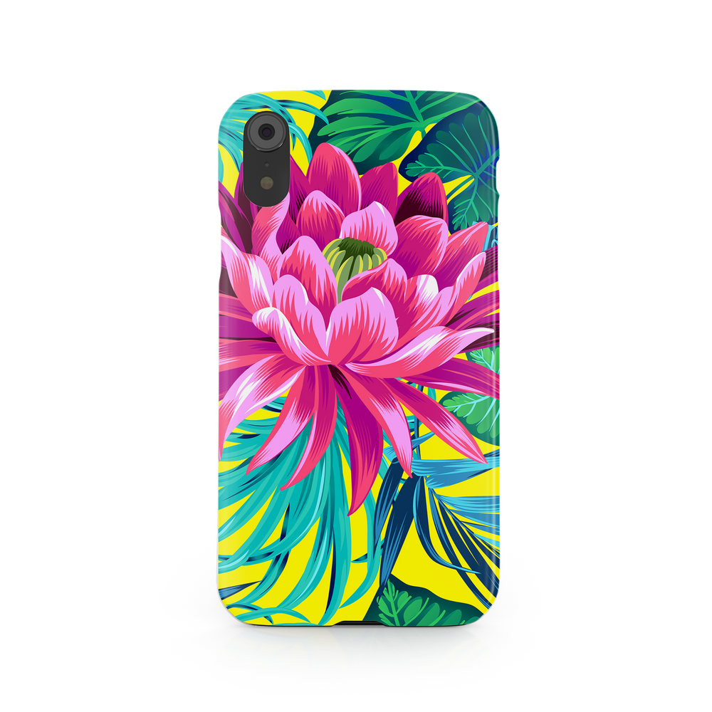 Pink Flower iPhone XR Phone Case