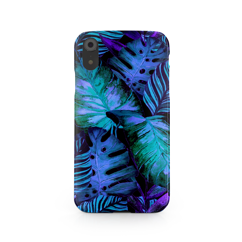 Colorful Palm Leaf iPhone XR Phone Case