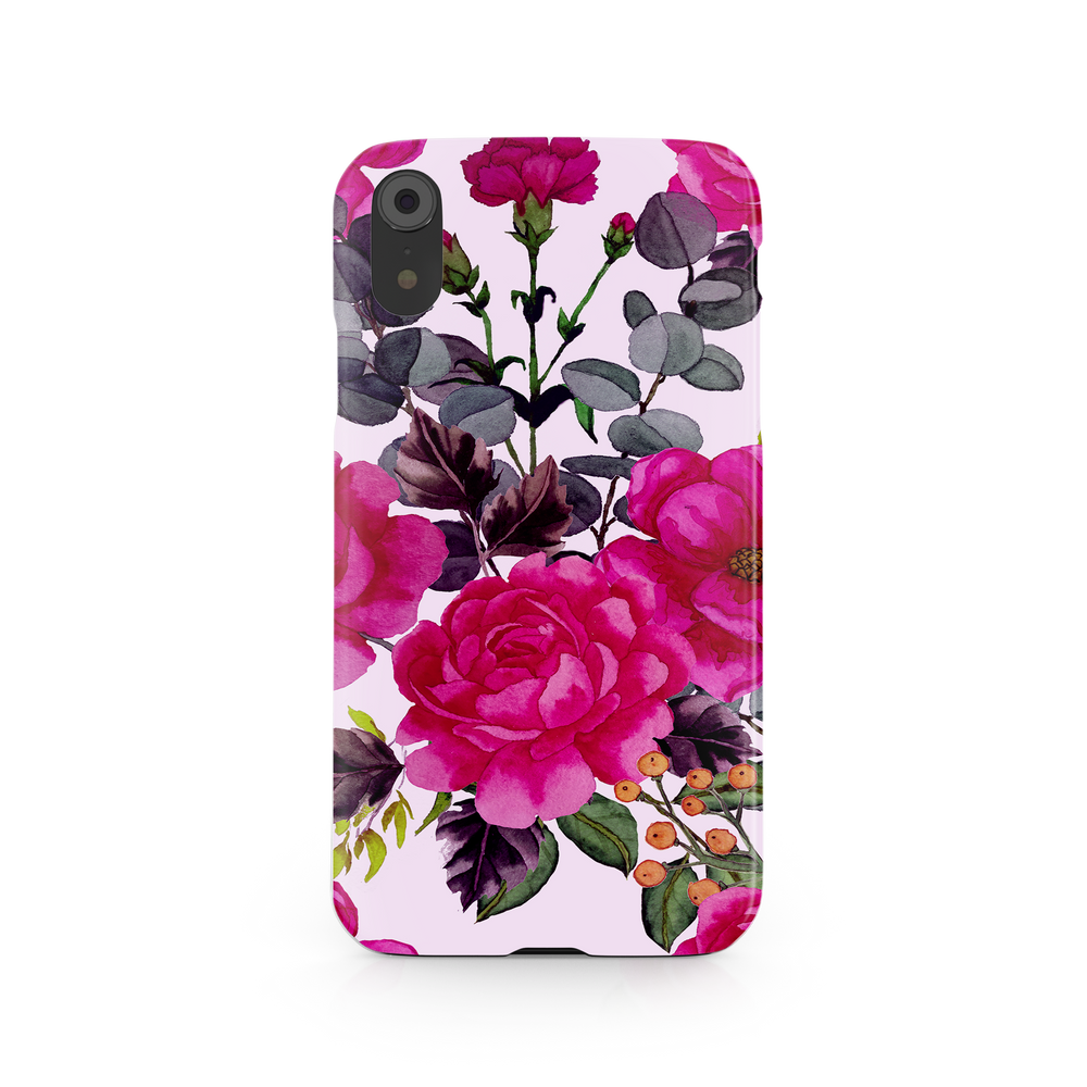 Watercolor Rose iPhone XR Phone Case