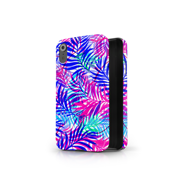 Tropical Plants Print iPhone XR Phone Case