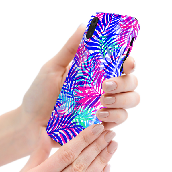 Tropical Plants Print iPhone XR Phone Case