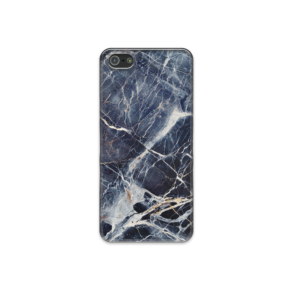 Blue & White Marble Luxury iPhone 5 Phone Case