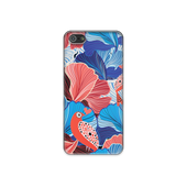 Blue and Red Floral Art iPhone 5 Phone Case
