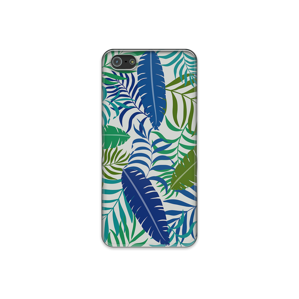 Colorful Tropical Leaves iPhone 5 Phone Case