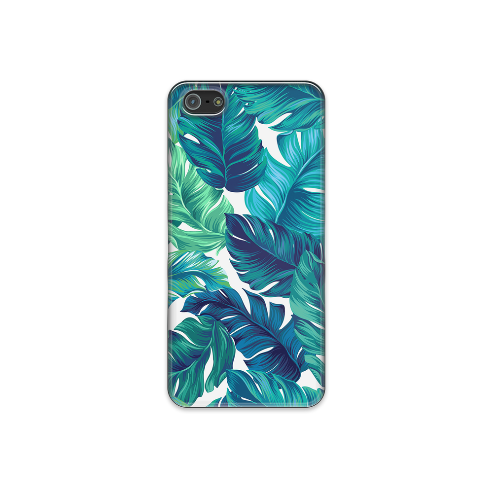 Green Tropical Leaves iPhone 5 Phone Case