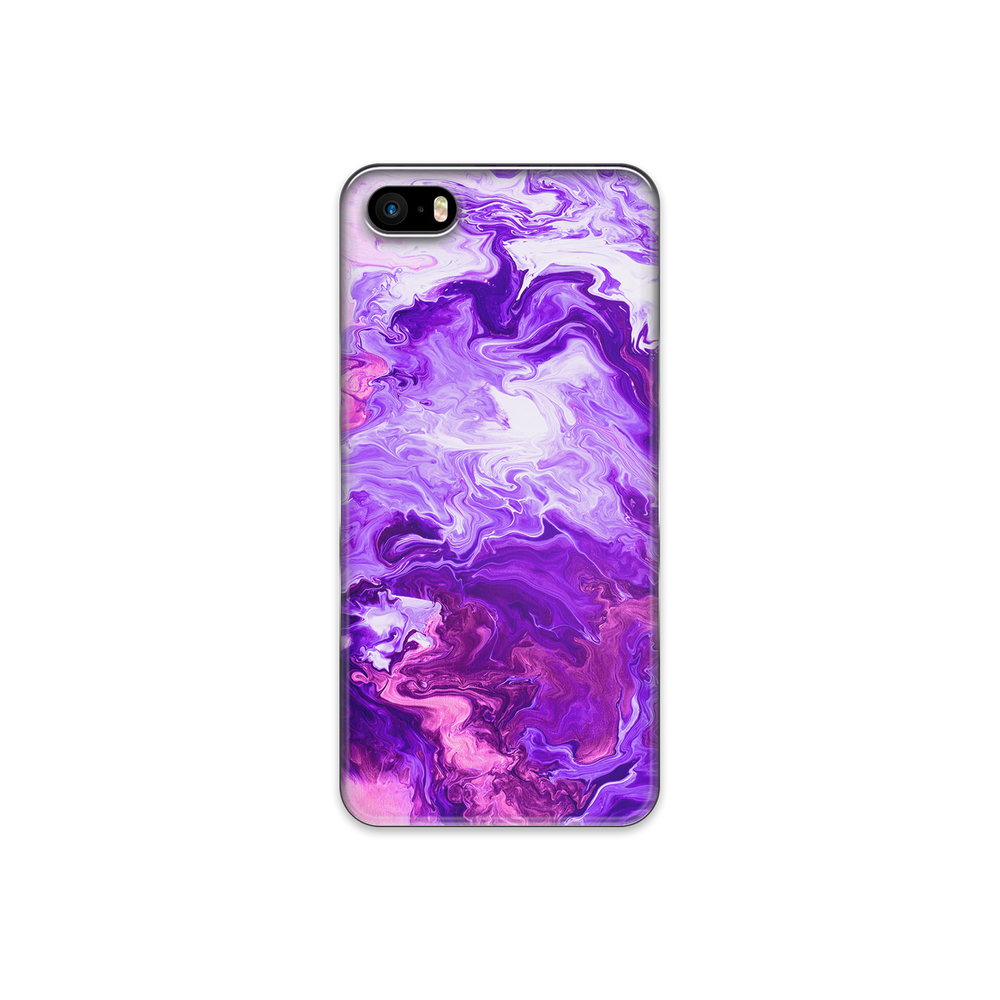 Purple Marble iPhone 5s Phone Case