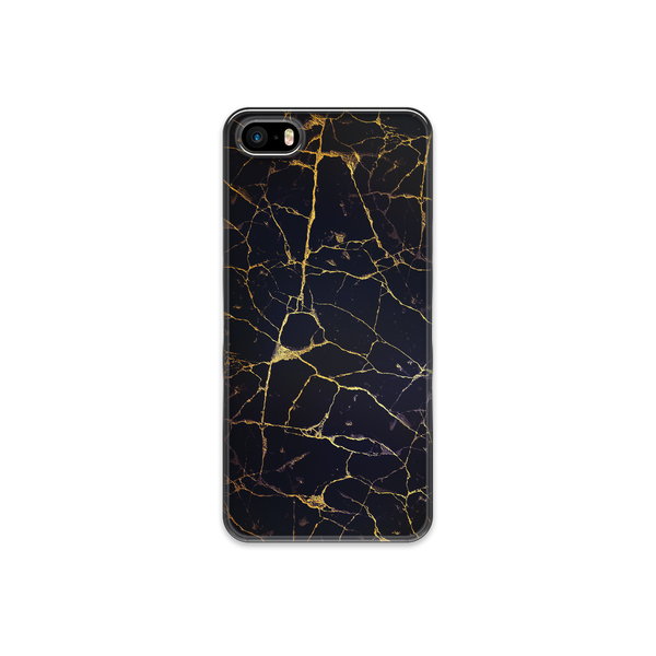 Black & Gold Marble iPhone 5s Phone Case