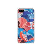 Blue and Red Floral Art iPhone 5s Phone Case