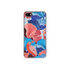 Blue and Red Floral Art iPhone 5s Phone Case