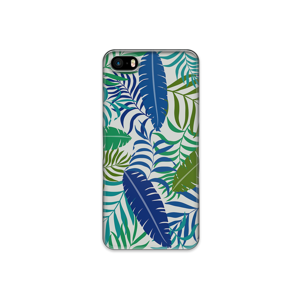Colorful Tropical Leaves iPhone 5s Phone Case