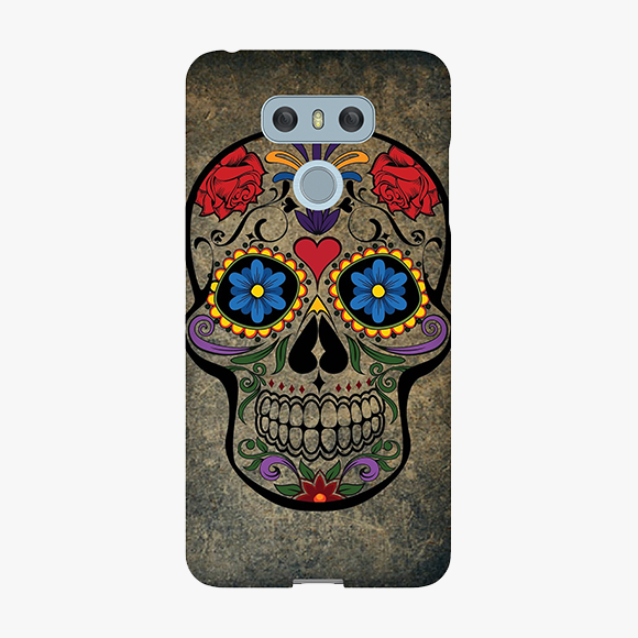 Artistic Design on Skull LG G6 Phone Case