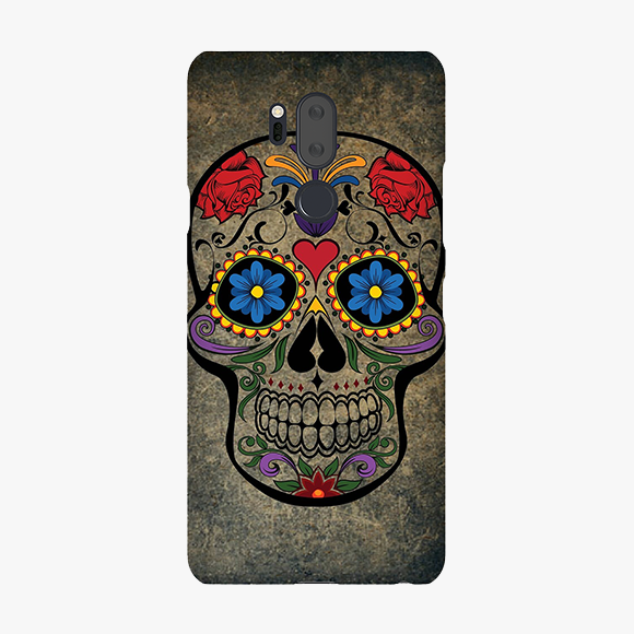 Artistic Design on Skull LG G7 Phone Case
