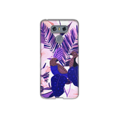 Purple and Pink Tropical Leaves LG G6 Phone Case