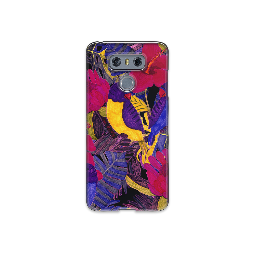 Painted Crimson Flower LG G6 Phone Case