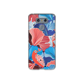 Blue and Red Floral Art LG G6 Phone Case