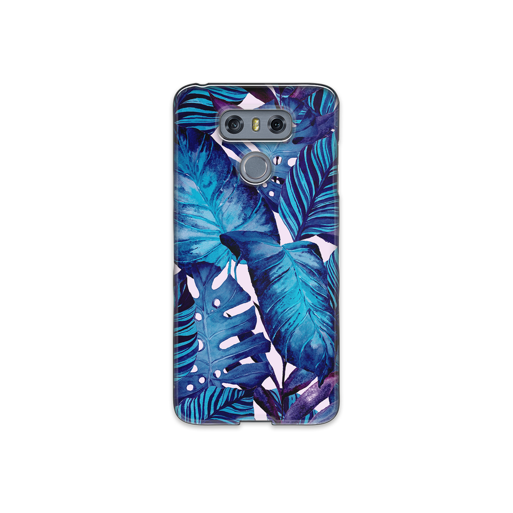 Blue Tropical Leaf LG G6 Phone Case