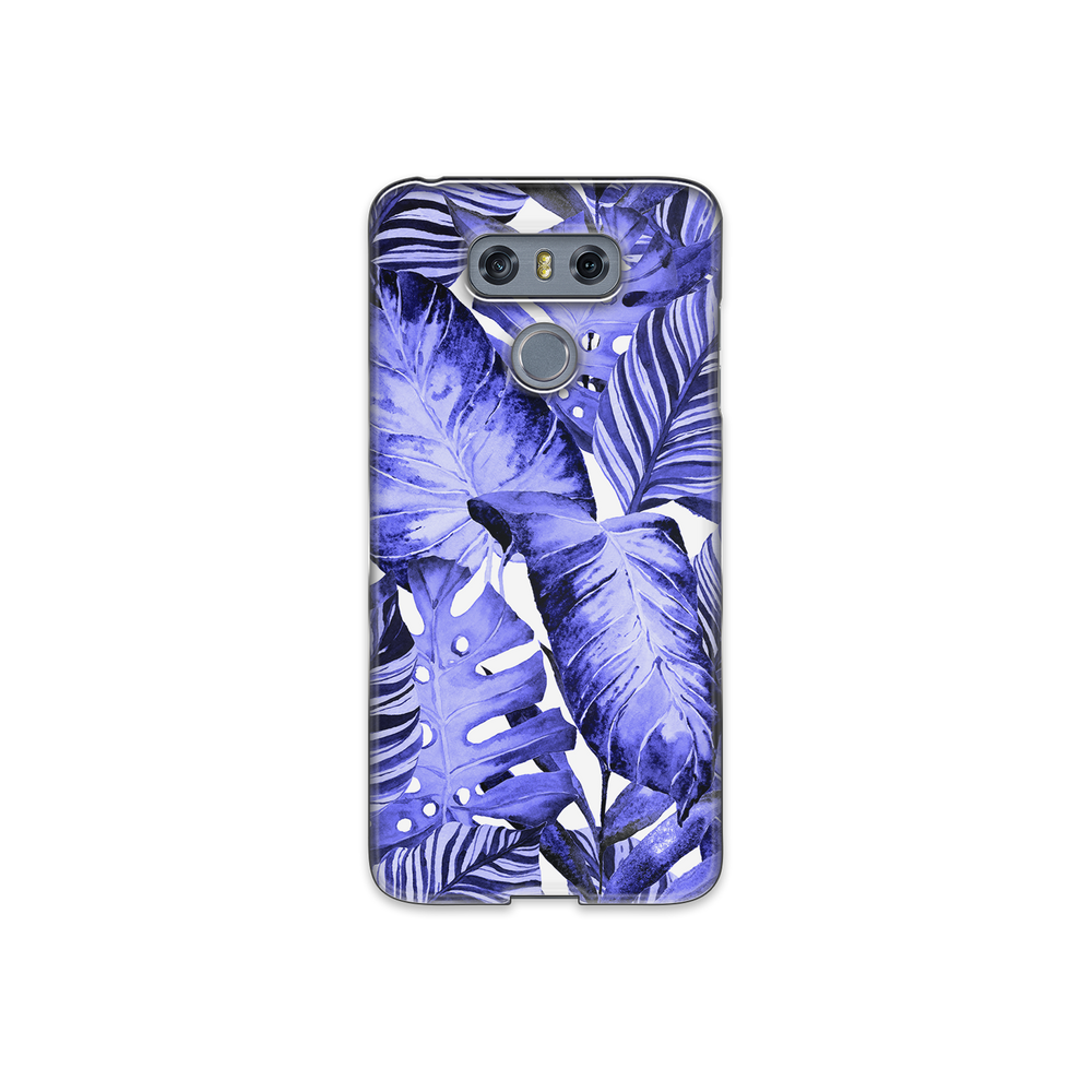 Purple Tropical Leaf LG G6 Phone Case