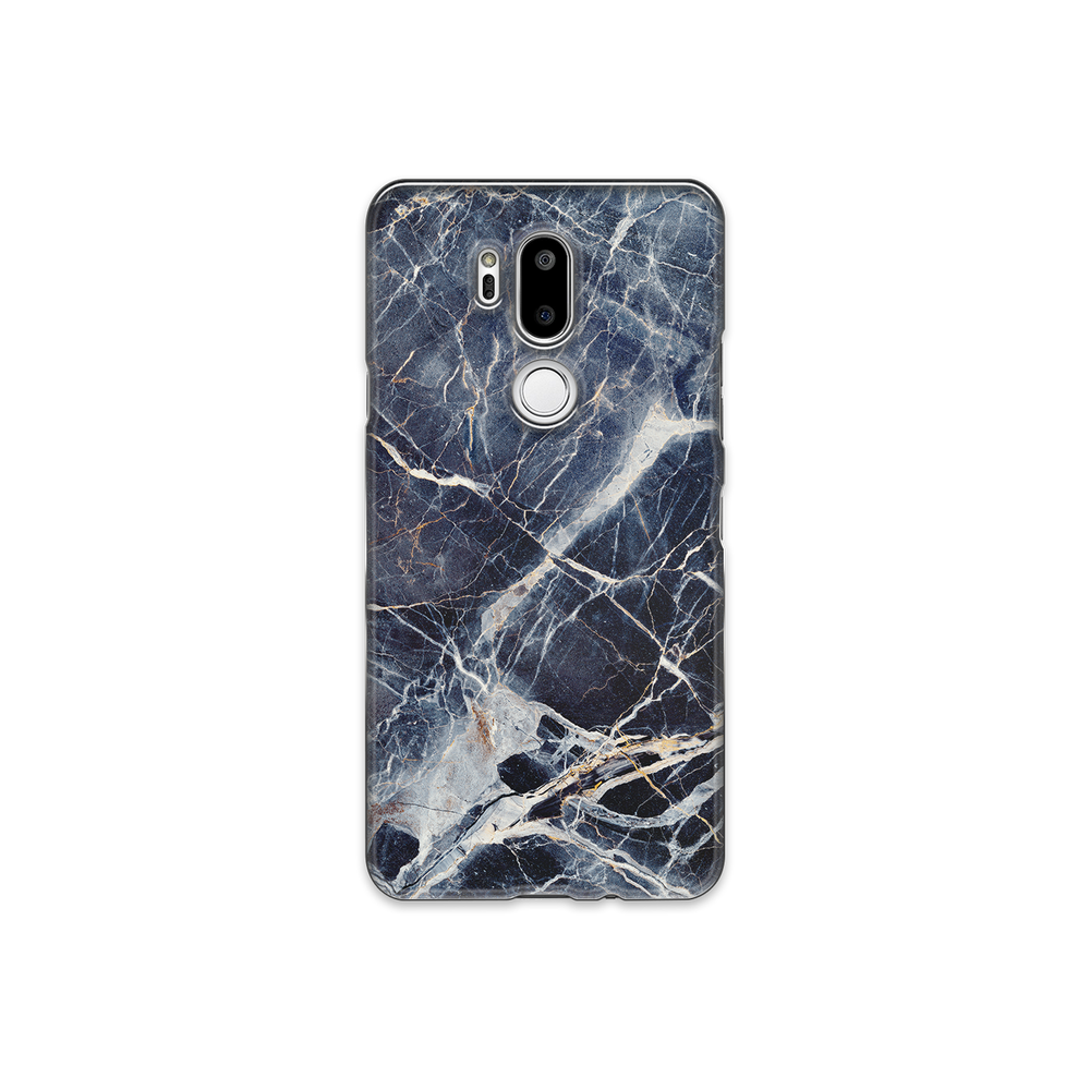 Blue & White Marble Luxury LG G7 Phone Case