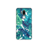 Green Tropical Leaves LG G7 Phone Case