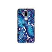 Blue Tropical Leaf LG G7 Phone Case