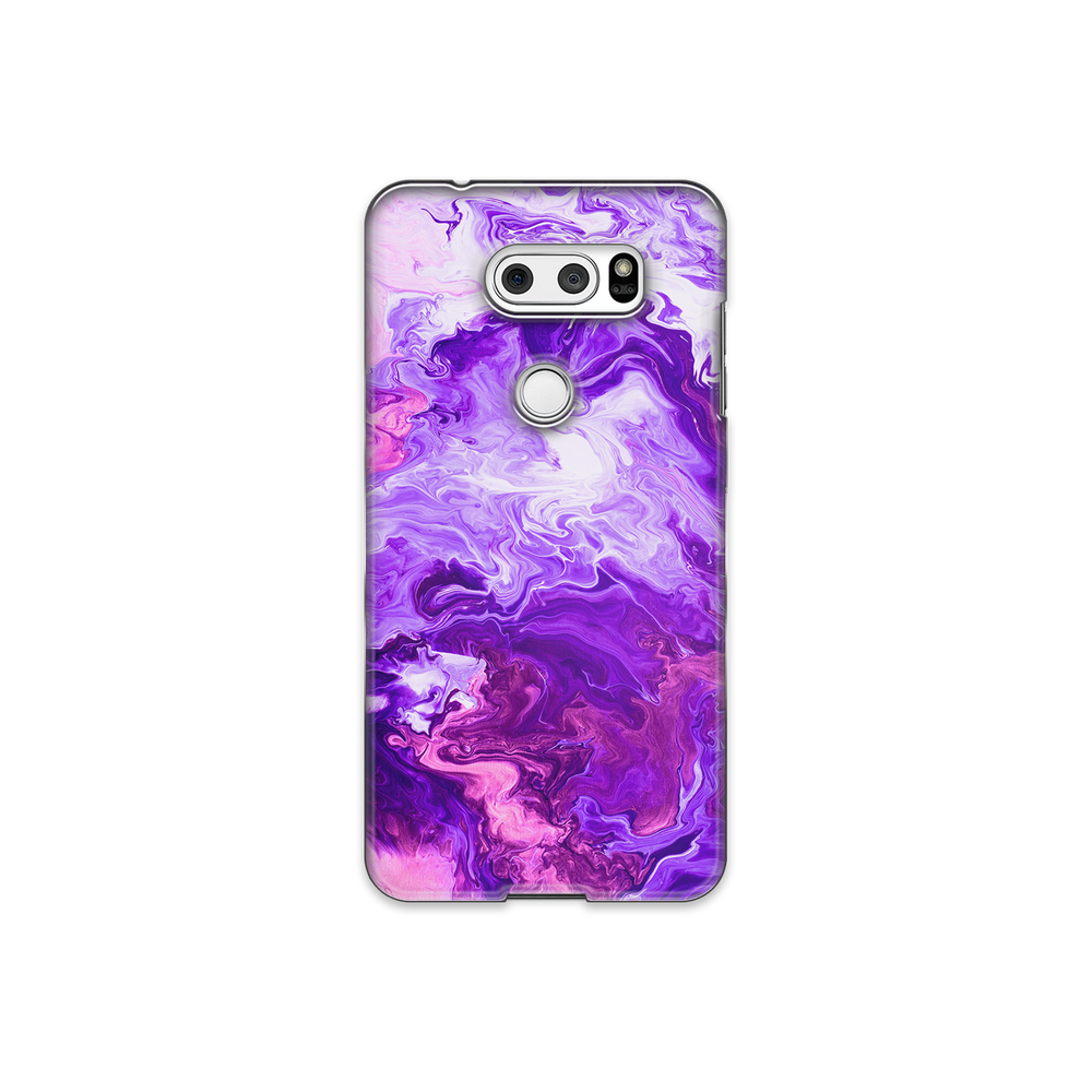 Purple Marble LG V30 Phone Case