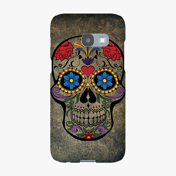 Artistic Design on Skull Samsung Galaxy A3 (2017) Phone Case