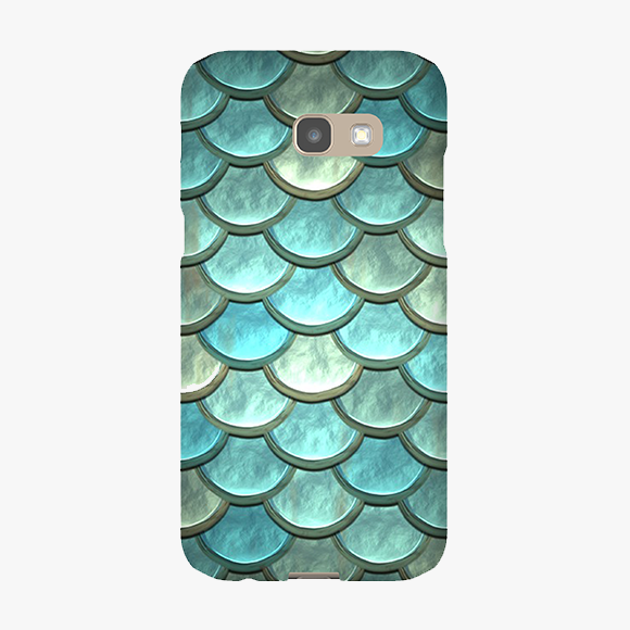 Blue Colored scales pattern Samsung Galaxy A5 (2017) Phone Case
