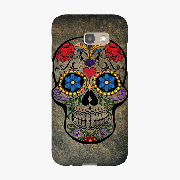 Artistic Design on Skull Samsung Galaxy A5 (2017) Phone Case