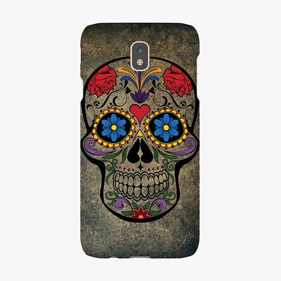 Artistic Design on Skull Samsung Galaxy J7 (2017) Phone Case