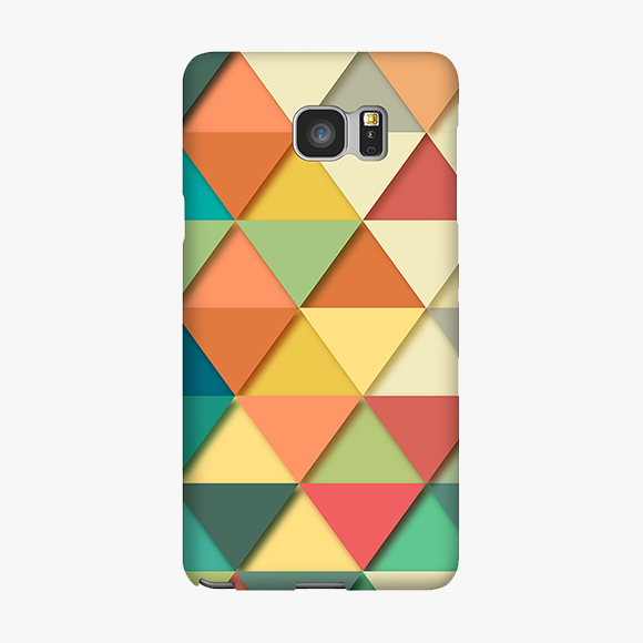 Colorful Triangles Samsung Galaxy Note 5 Phone Case