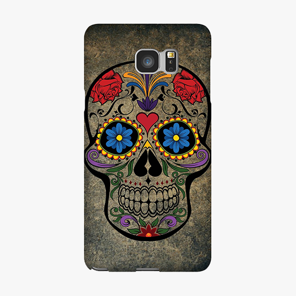 Artistic Design on Skull Samsung Galaxy Note 5 Phone Case