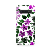 Purple Flower Art Samsung Galaxy S10 Plus Phone Case