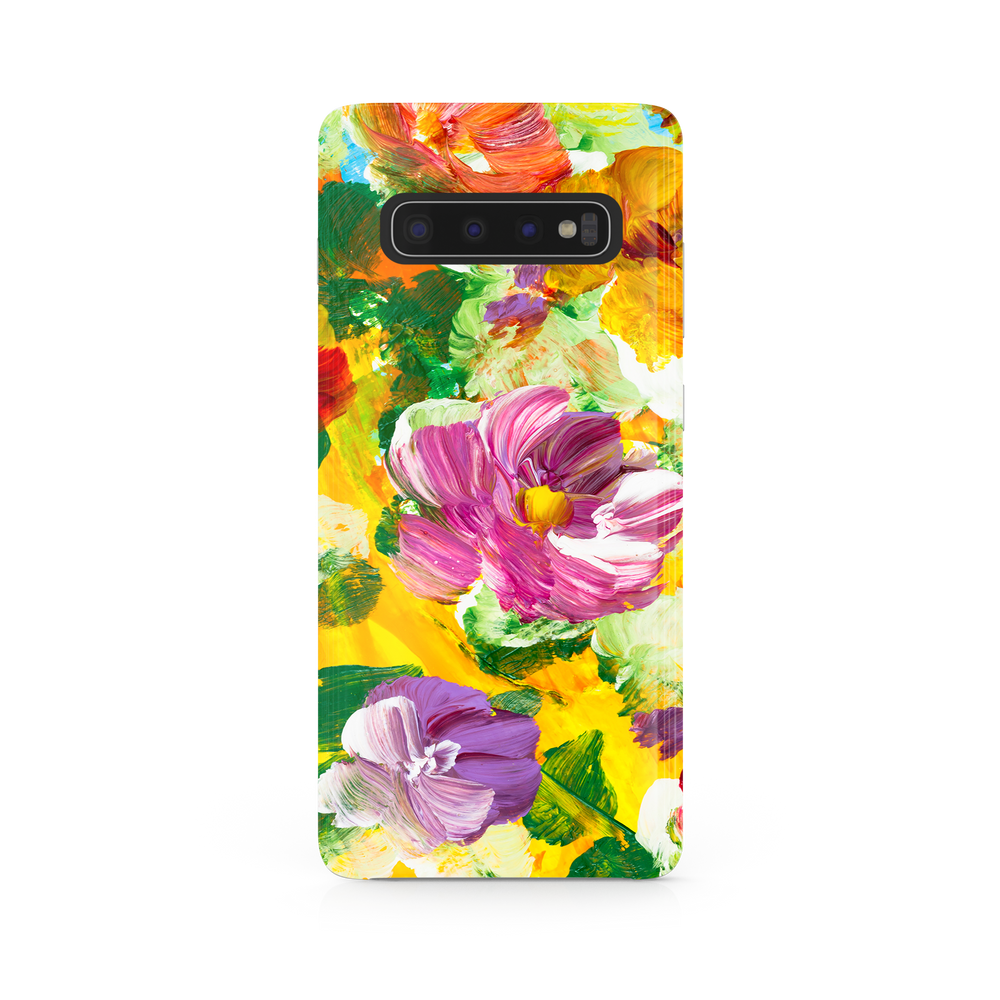 Colorful Floral Art Samsung Galaxy S10 Plus Phone Case