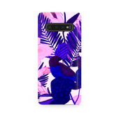 Purple Palm Leaf Samsung Galaxy S10 Plus Phone Case