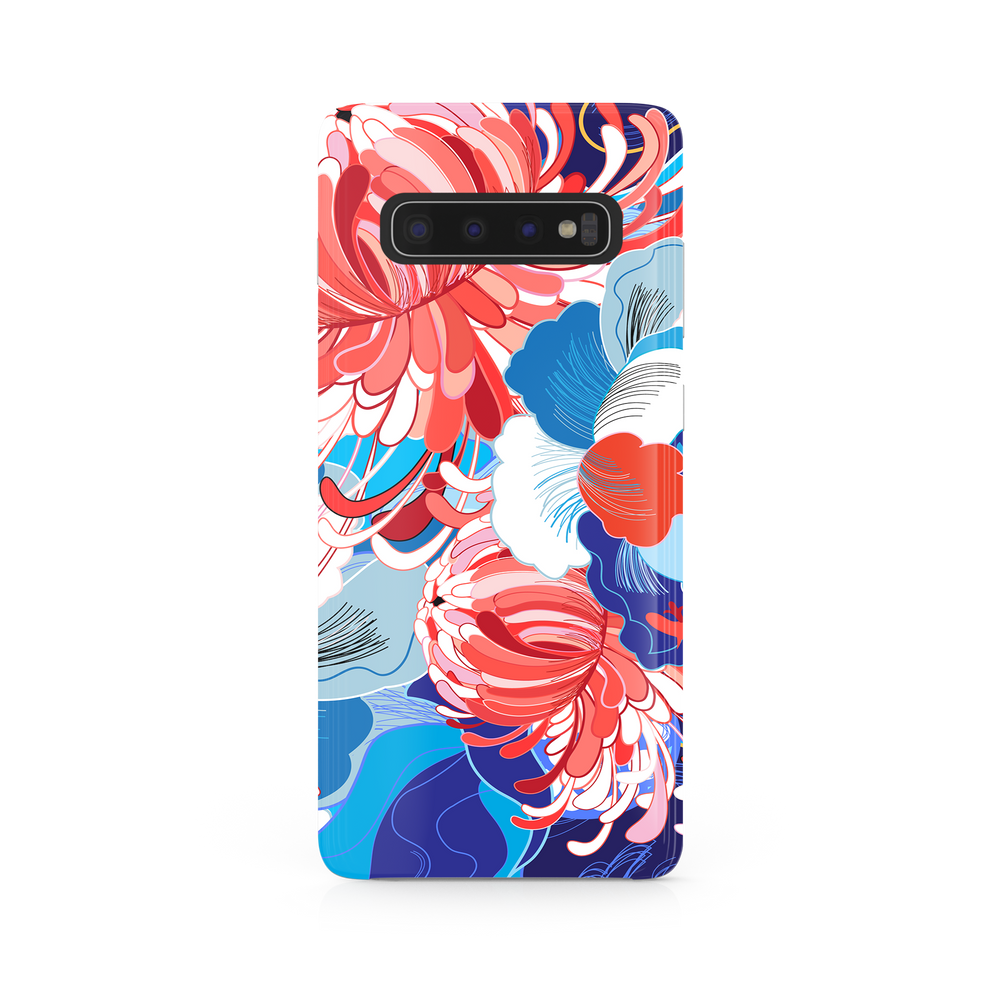 Watercolor Floral Art Samsung Galaxy S10 Plus Phone Case