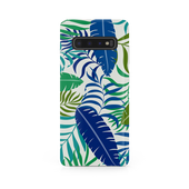 Colorful Tropical Leaves Samsung Galaxy S10 Plus Phone Case
