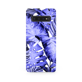 Purple Tropical Leaf Samsung Galaxy S10 Plus Phone Case