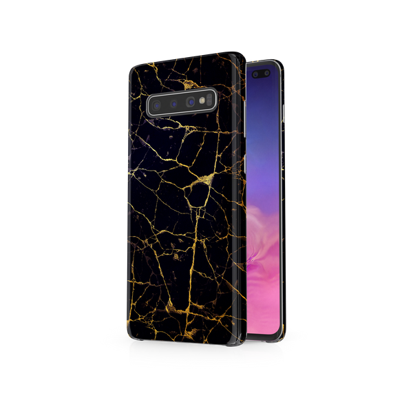 Black & Gold Marble Samsung Galaxy S10 Plus Phone Case