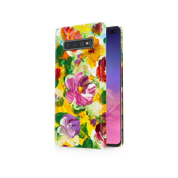 Colorful Floral Art Samsung Galaxy S10 Plus Phone Case