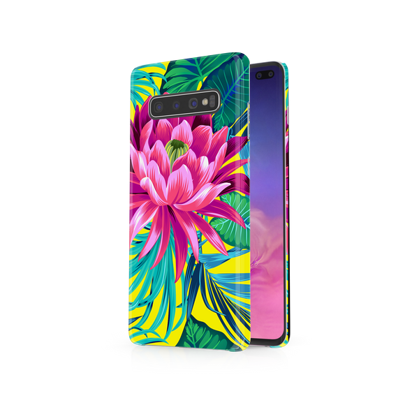 Pink Flower Samsung Galaxy S10 Plus Phone Case