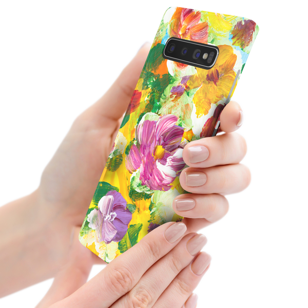 Colorful Floral Art Samsung Galaxy S10 Plus Phone Case
