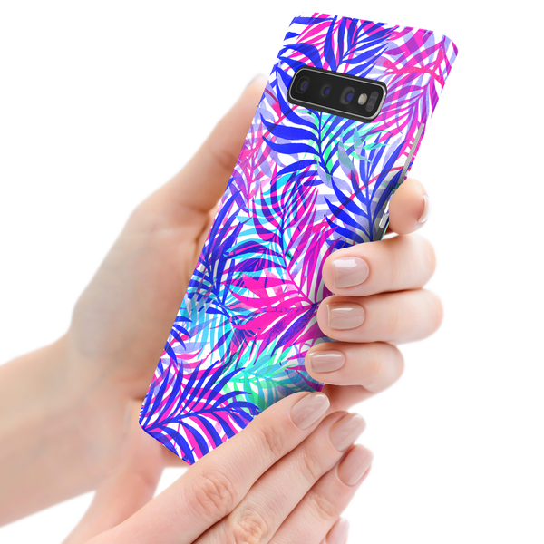 Tropical Plants Print Samsung Galaxy S10 Plus Phone Case