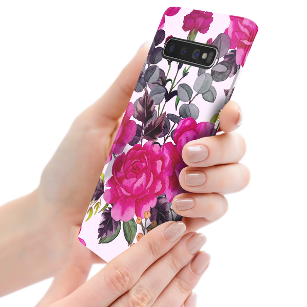 Watercolor Rose Samsung Galaxy S10 Plus Phone Case