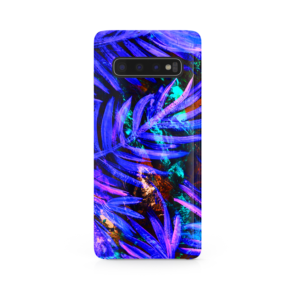 Purple Leaf Samsung Galaxy S10 Phone Case