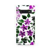 Purple Flower Art Samsung Galaxy S10 Phone Case