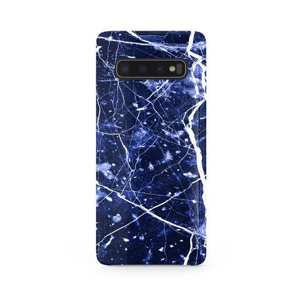 Blue Granite Marble Samsung Galaxy S10 Phone Case