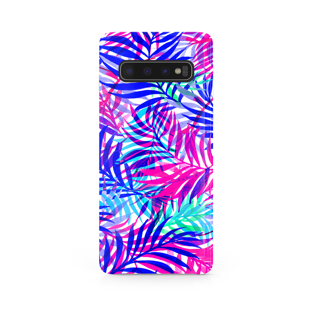 Tropical Plants Print Samsung Galaxy S10 Phone Case