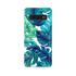 Green Tropical Leaves Samsung Galaxy S10 Phone Case